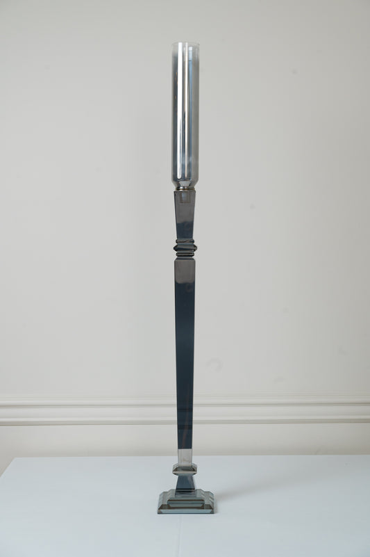 Smoked Black Candlestick (2 heights available)