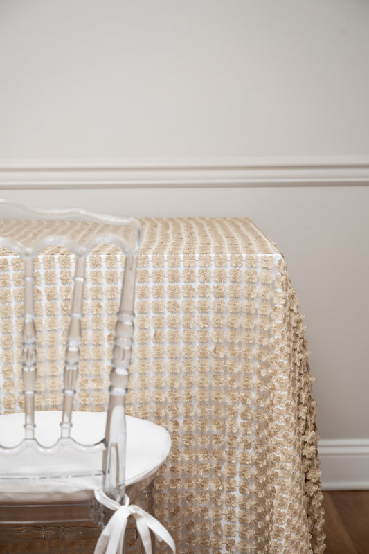 Gold Lace Overlay