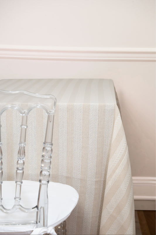 Beige French Stripe