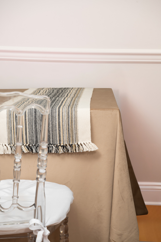 Fringed Stripe Runner