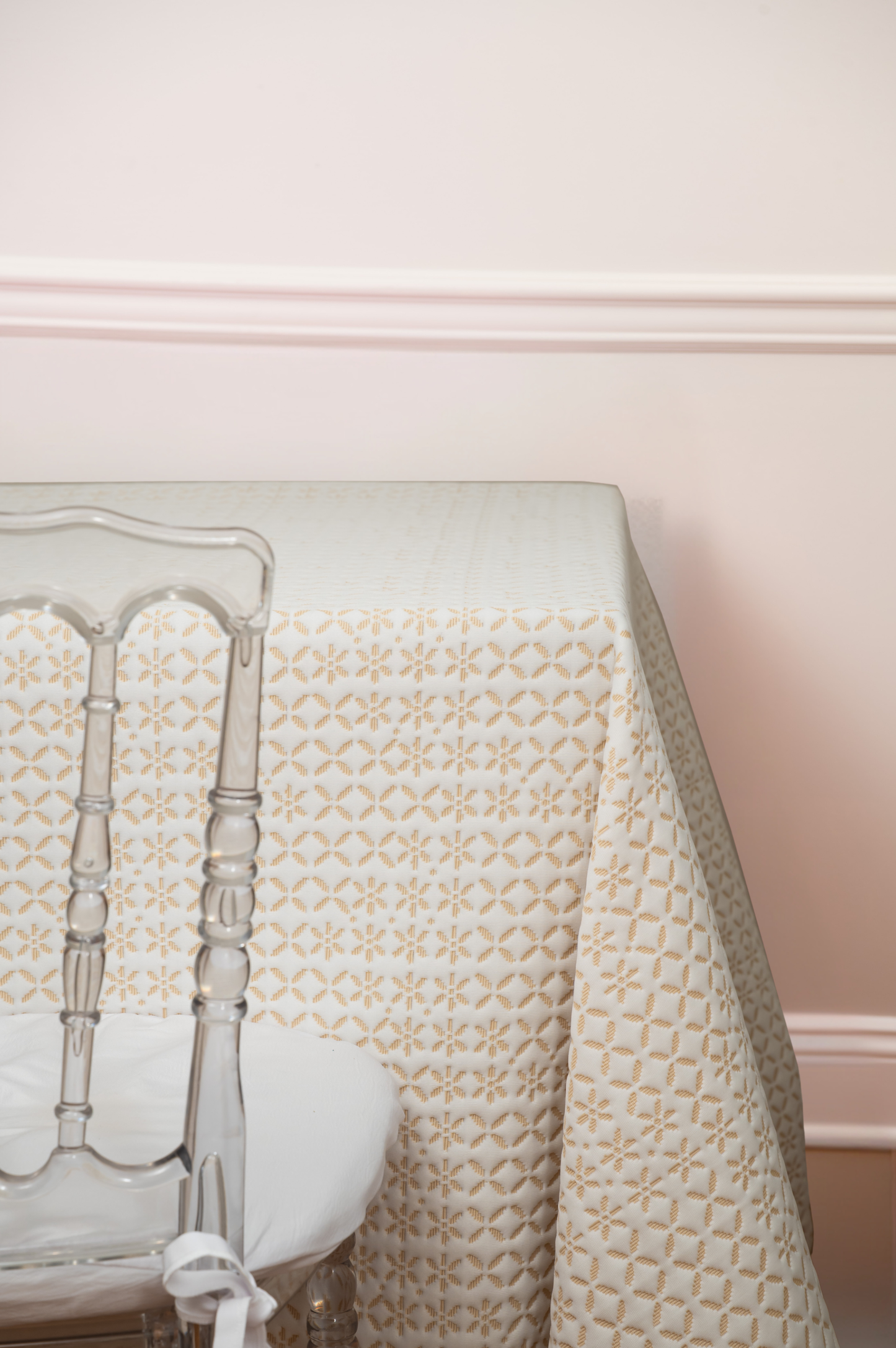 Golden Embroidered Small Flower