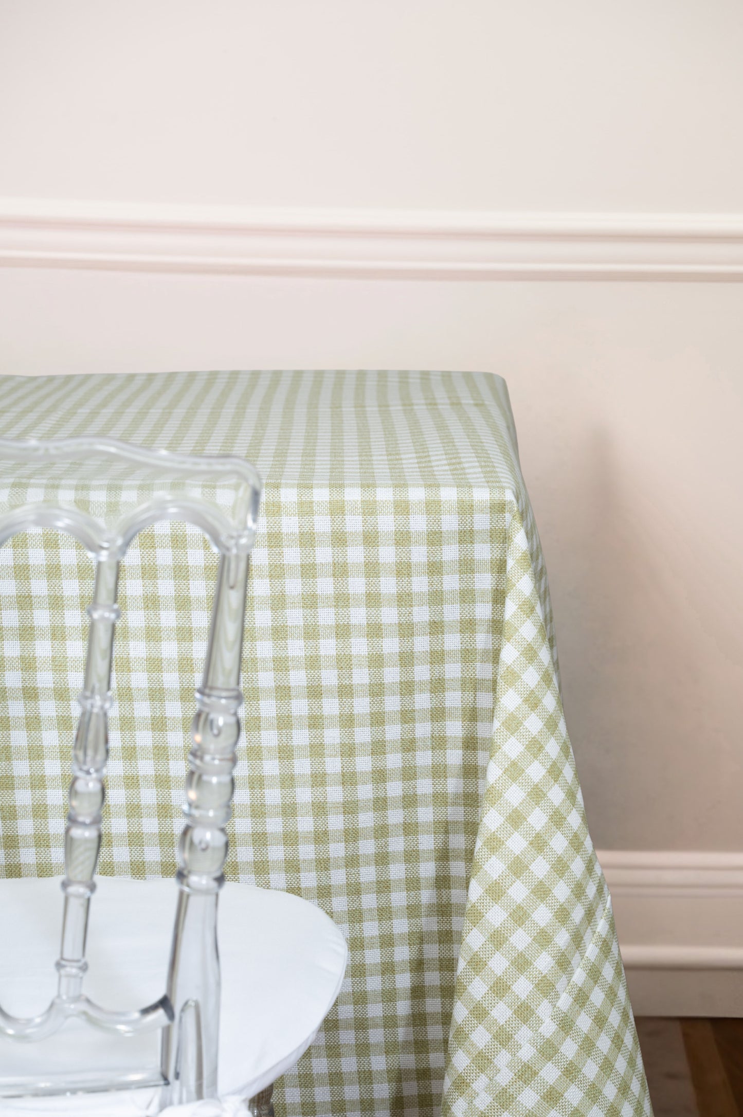 Green and White Plaid