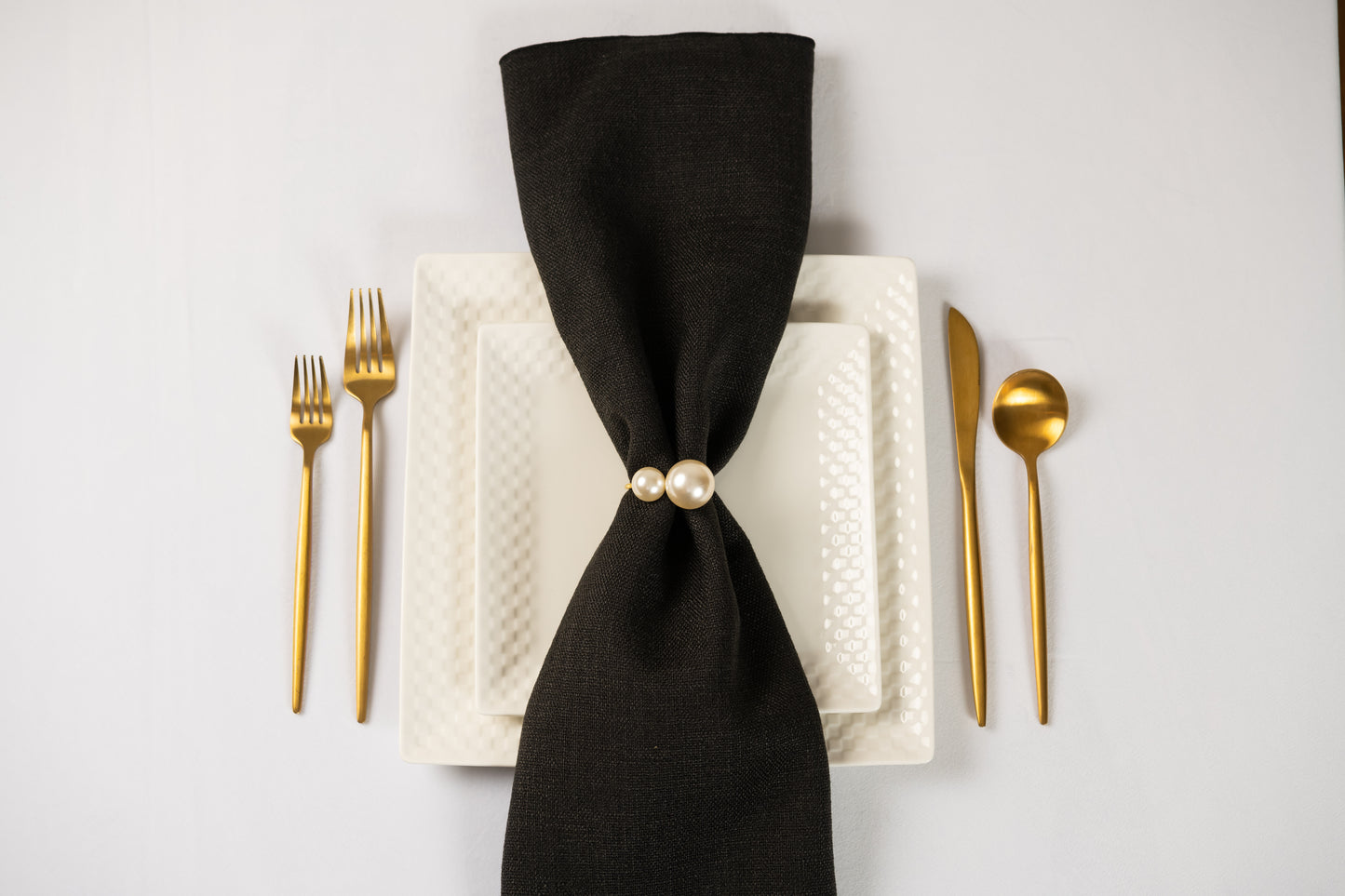 Black Twill Napkin